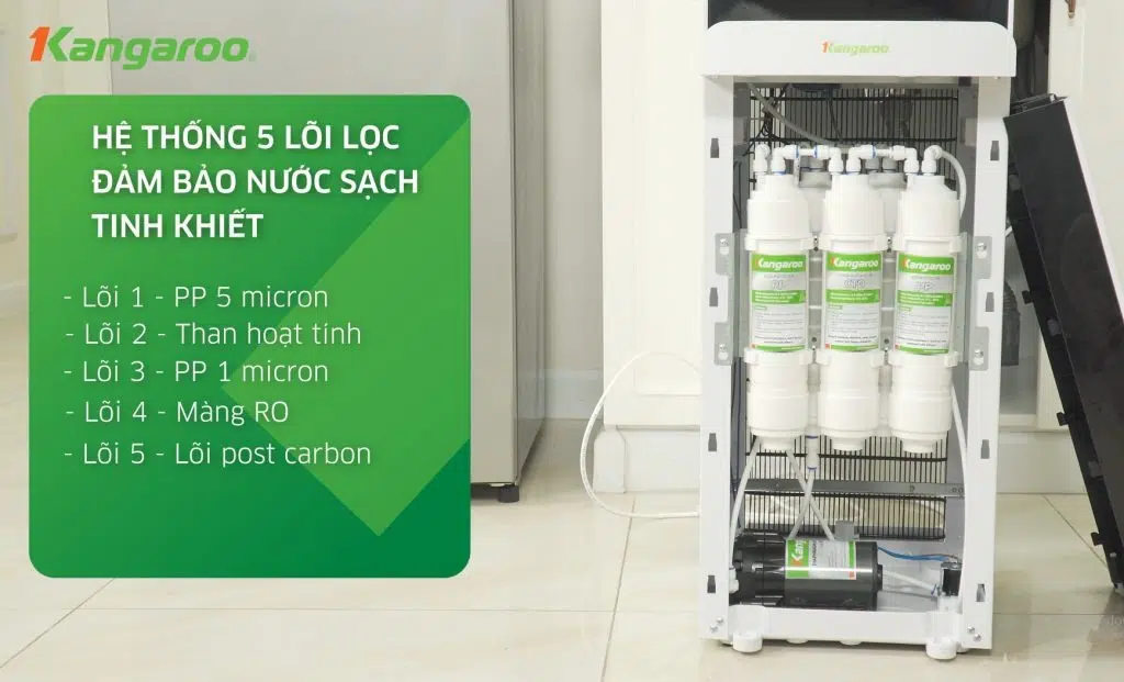 Máy lọc nước nóng lạnh Kangaroo KG62A3 Máy lọc nước nóng lạnh Kangaroo KG62A3