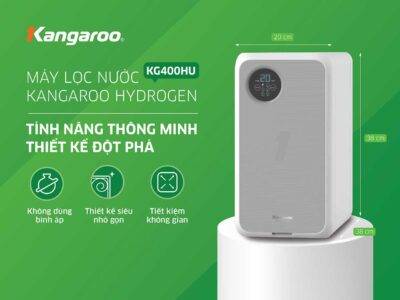 Thiết kế đột phá của máy lọc nước Hydrogen Kangaroo KG400HU