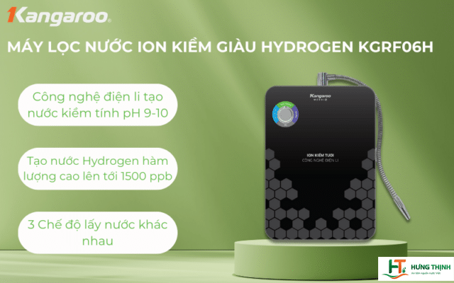 Thiết bị tạo nước Hydrogen ion kiềm Kangaroo KGRF06H