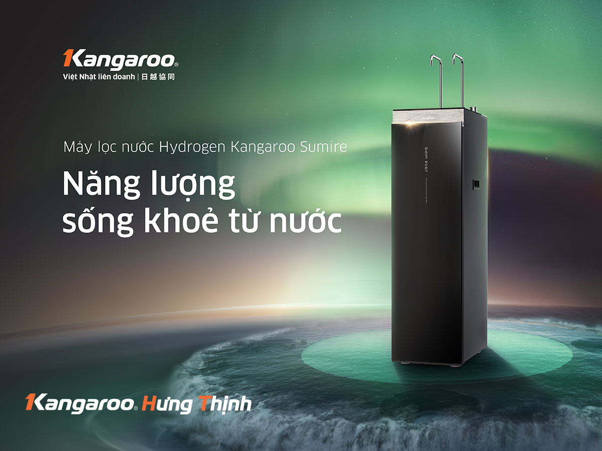 Máy lọc nước nóng lạnh Kangaroo Sumire Hydrogen KG11A18
